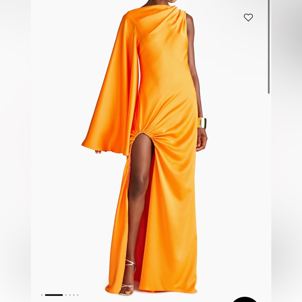Halston Orange Gown